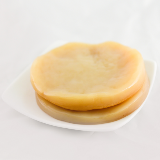 The Kombucha Company Large Kombucha SCOBY | Live Strong Cultures | Makes 1/4 Gallon | Thick 5 Inch Scoby | 4oz Mature Starter Tea